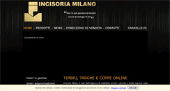 Desktop Screenshot of incisoriamilano.com